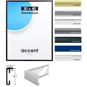 Nielsen Accent aluminium frame 10x15 cm to 70x100 cm