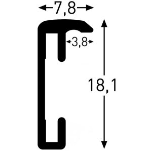 Nielsen Accent aluminium frame 10x15 cm to 70x100 cm