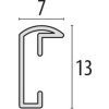 Burpali alu frame narrow profile