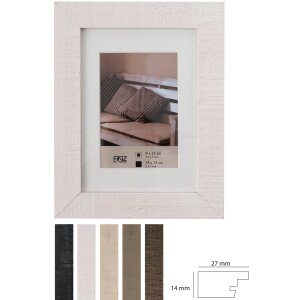 Henzo wooden frame Driftwood with mat