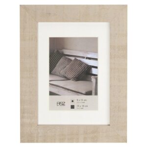 Henzo wooden frame Driftwood with mat