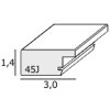 S45J wooden frame Deknudt