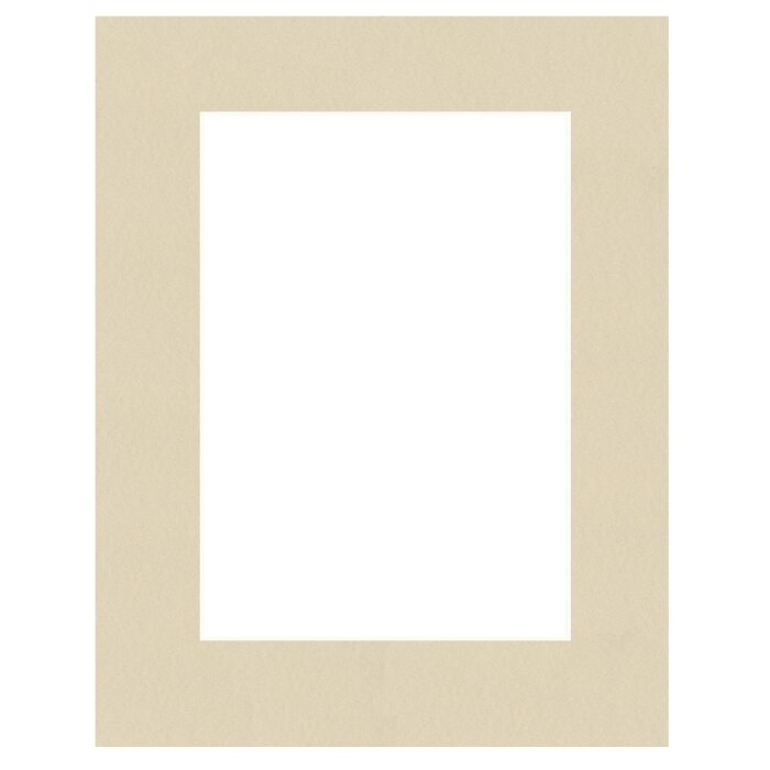 Bevel cut mat Panna (beige) 40 sizes