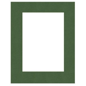 Verdone bevel cut mat green 40 sizes