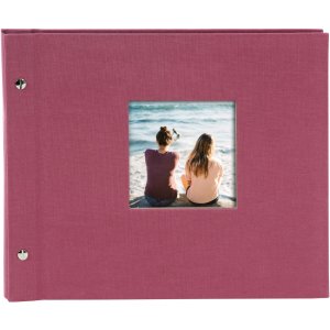 Goldbuch srew bound album Bella Vista Trend 30x25 cm lilac 40 black sides