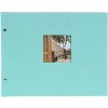 srew bound album Bella Vista Trend 39x31 cm black sides aqua