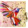 Goldbook diary Flower Hummingbird 16,5x16,5 cm 96 white pages