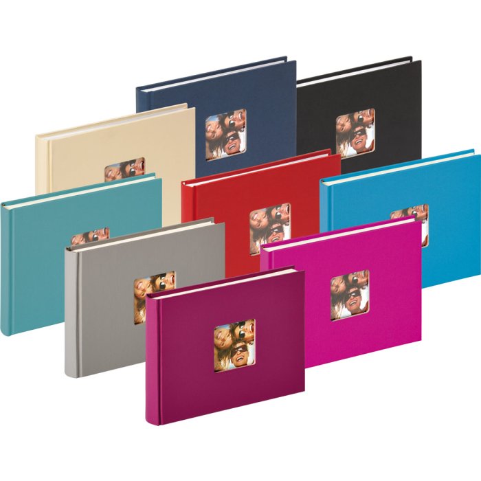 Walther small photo album FUN 22x16 cm 40 white sides