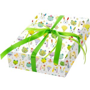 Wrapping paper Heads up white 50x70 cm