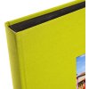 Photo Album Bella Vista green 30x31 cm black sides