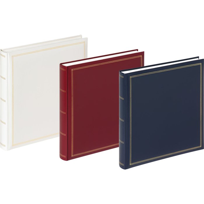 Walther photo album Monza 33x34 cm 60 white sides