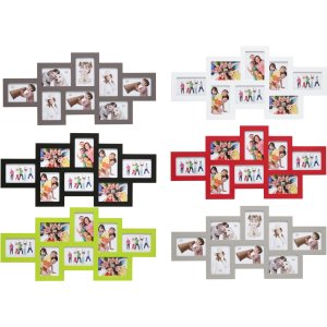 Deknudt S65SW gallery frame 8 photos 10x15 cm 6 colors