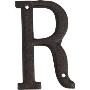 Letters made of cast iron 13 cm A-Z and &