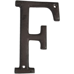 Letters made of cast iron 13 cm A-Z and &