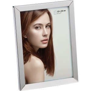 Portrait frame Nora, 10x15 cm, silver