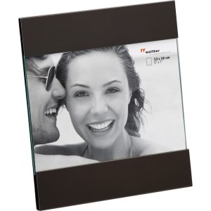 AVA photo frame black and silver 10x15cm, 13x18cm and 15x20 cm