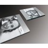 AVA photo frame black and silver 10x15cm, 13x18cm and 15x20 cm