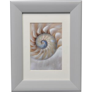 Wooden frame soft cloud with bevel cut mat