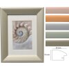 Wooden frame soft cloud with bevel cut mat