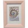 Wooden frame soft cloud with bevel cut mat