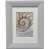 Wooden frame soft cloud with bevel cut mat