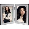 ZEP metal photo frame Nele silver glossy 7x10 cm to 20x25 cm double frame