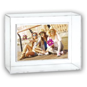 NEON CLEAR acrylic frame for 1 photo 10x15 cm