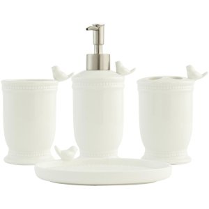 62977 Clayre Eef 4 pieces set bathroom BIRD