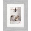 Home wooden frame 10x15 cm light gray