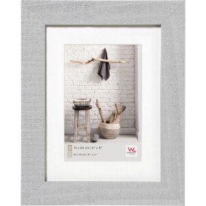 Home wooden frame 13x18 cm light gray