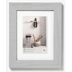 Home wooden frame 15x20 cm light gray