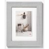 Home wooden frame 15x20 cm light gray