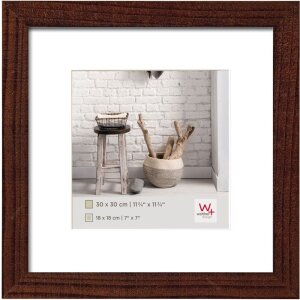 Home wooden frame 20x20 cm walnut