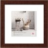 Home wooden frame 40x40 cm walnut