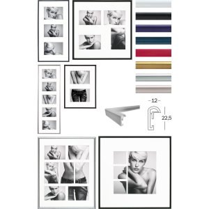 Plastic gallery frame GALERIA 10x15 cm, 13x18 cm and...