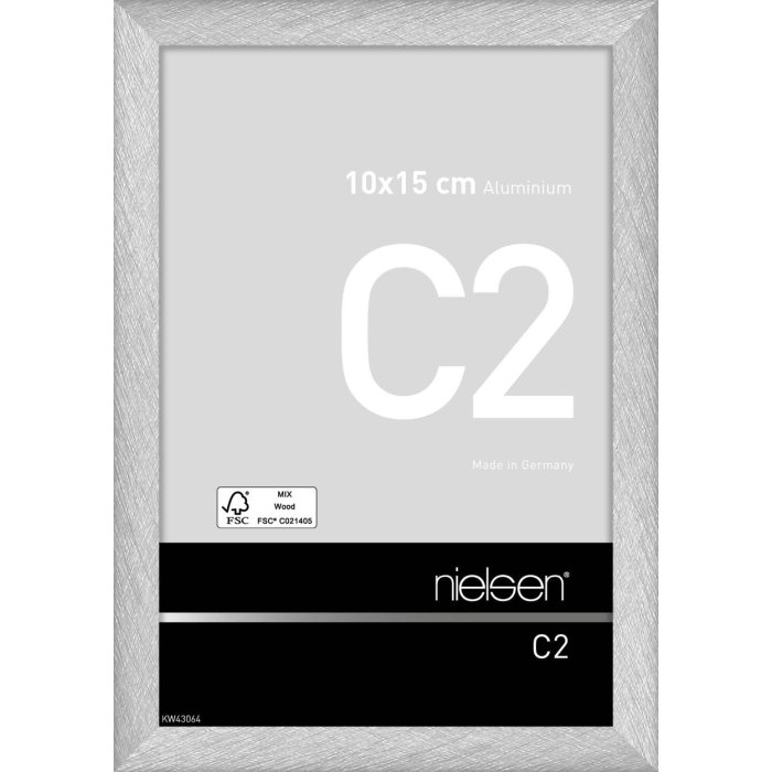 Nielse alu frame C2 Reflex Silver 10x15 cm