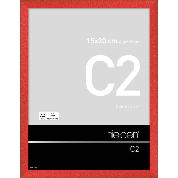 Nielse alu frame C2 Tornado Red 15x20 cm