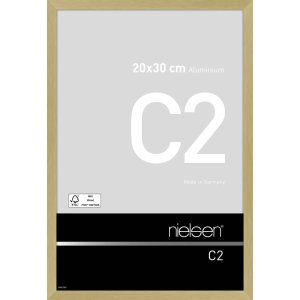 Nielse alu frame C2 Soft Frosted Gold 20x30 cm