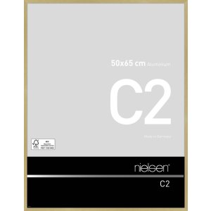 Nielse alu frame C2 Soft Frosted Gold 50x65 cm