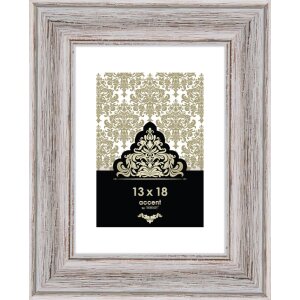 wooden frame Vintage 13x18 cm white Nielsen