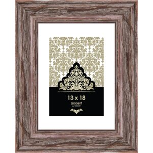 wooden frame Vintage 13x18 cm brown Nielsen