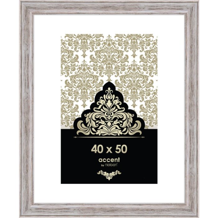 Wooden frame Vintage 40x50 cm white Nielsen