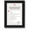 A4 certificate frame black Home