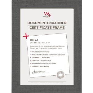 A4 certificate frame gray Home