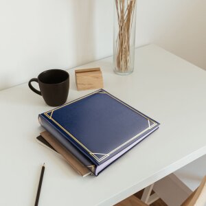 Walther Jumbo Photo Album Promo Standard blue 30x30 cm 100 white sides