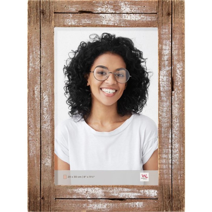 Photo frame Dupla 20x30 cm white - natural