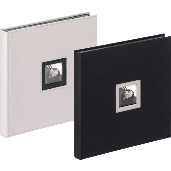 Walther Photo album Black White 26x25 cm and 30x30 cm 50 black sides