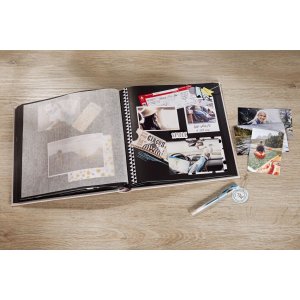 Walther Photo album Black White 26x25 cm and 30x30 cm 50 black sides