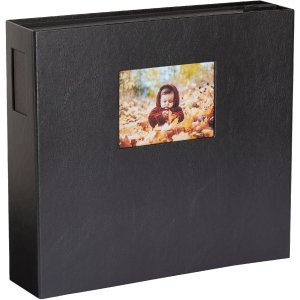 HNFD XL photo album 1000 photos 10x15 cm LONA 34,5x33 cm 168 black sides