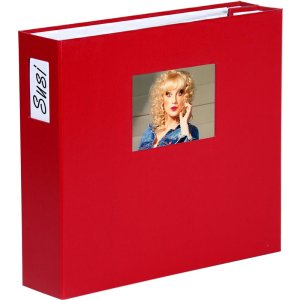 HNFD XL photo album 1000 photos 10x15 cm LONA 168 white sides 34,5x33 cm